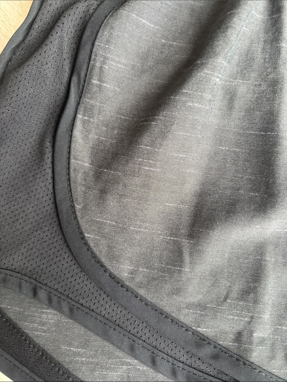 Nike Black Athletic Running Shorts with Reflective Swoosh - Picture 3 of 3